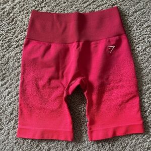 Women's Red Gym Shorts